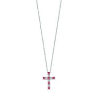 Collana Bliss BL JASMINE in Oro bianco Rubino 0.12 Ct 20101471 - 20101471